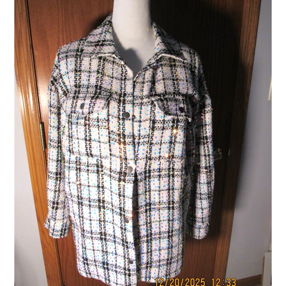 Sparkly Shacket - Size Small